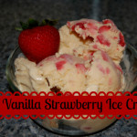 Super creamy Very Vanilla Strawberry Ice Cream