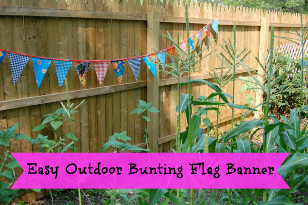 Easy Outdoor Bunting Flag Banners