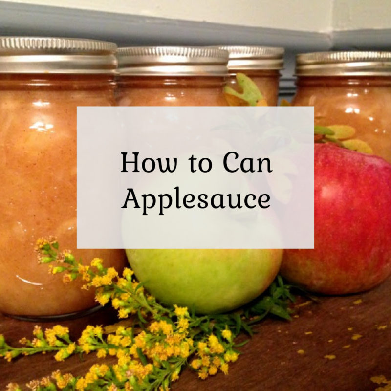 How to Can Applesauce
