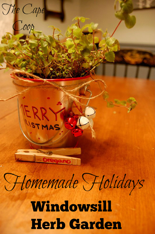 Homemade Holidays – Windowsill Herb Garden