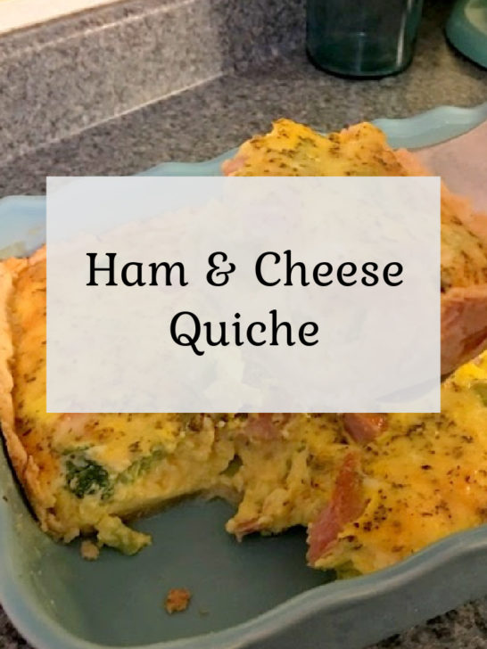 Ham & Cheese Quiche for a Crowd