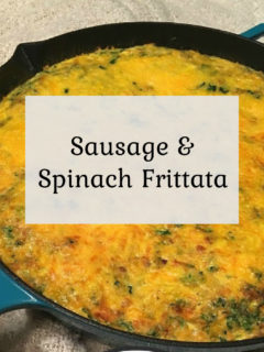 Sausage & Spinach Frittata