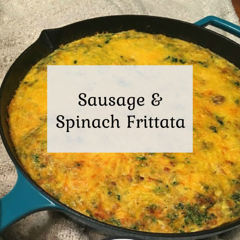 Sausage & Spinach Frittata