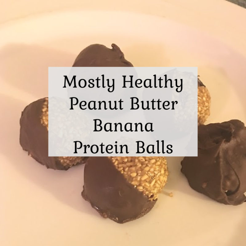 Mostly Healthy Peanut Butter Banana Protein Balls