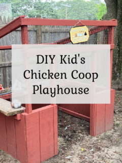 DIY Chicken Coop Playhouse